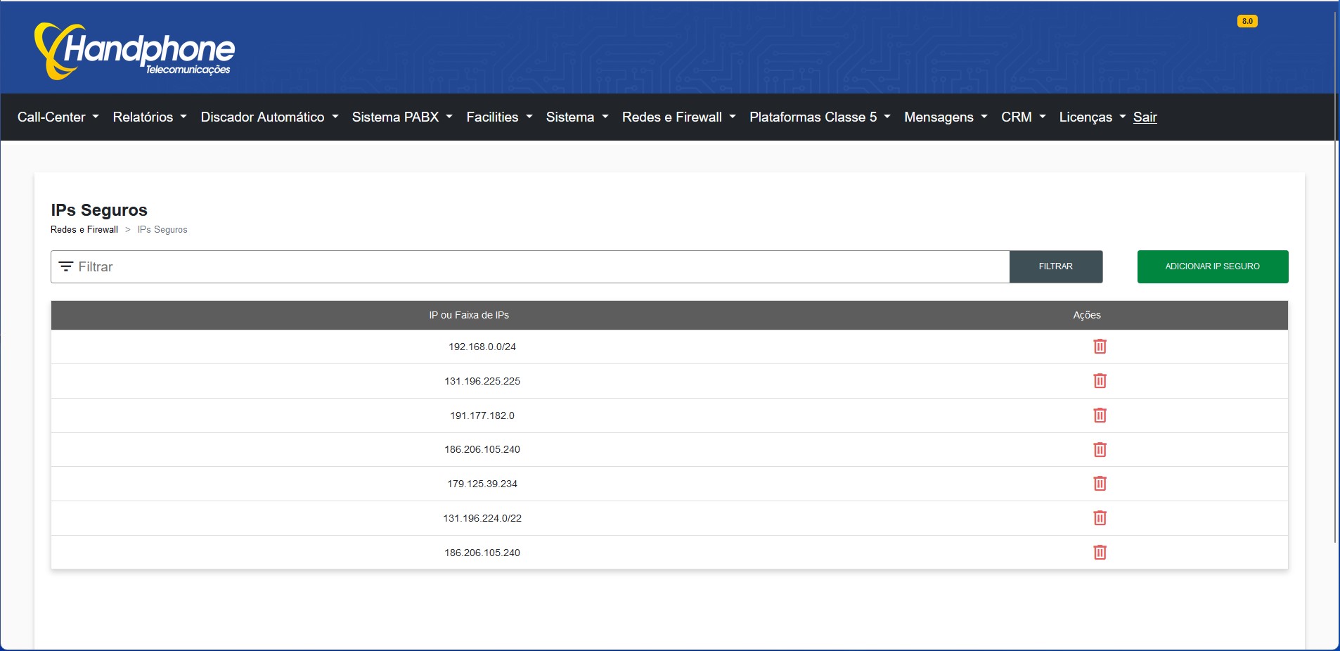 Relatórios Firewall - Esfumaçar IPs